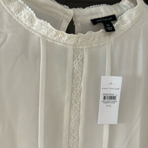 BRAND NEW WITH TAGS ANN TAYLOR XXL BLOUSE.